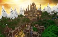 An absolutely beautiful adventure map made by Hypixel (Image via u/Hypixel on Reddit)
